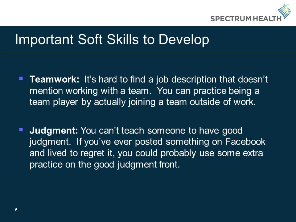 Is there enough training on soft skills?